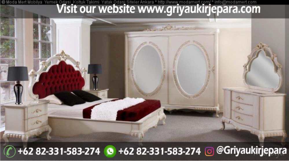 gambar kamar set modern dan klasik ukiran Jepara griya ukir jepara 12 - 10+ Desain Kamar Set Pengantin Mewah