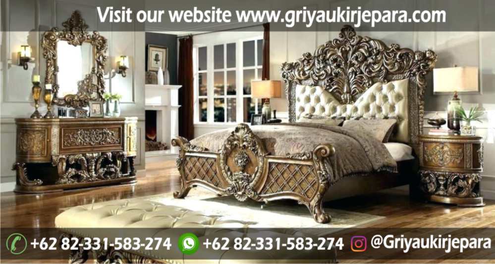 gambar kamar set modern dan klasik ukiran Jepara griya ukir jepara 19 - 10+ Desain Kamar Set Pengantin Mewah
