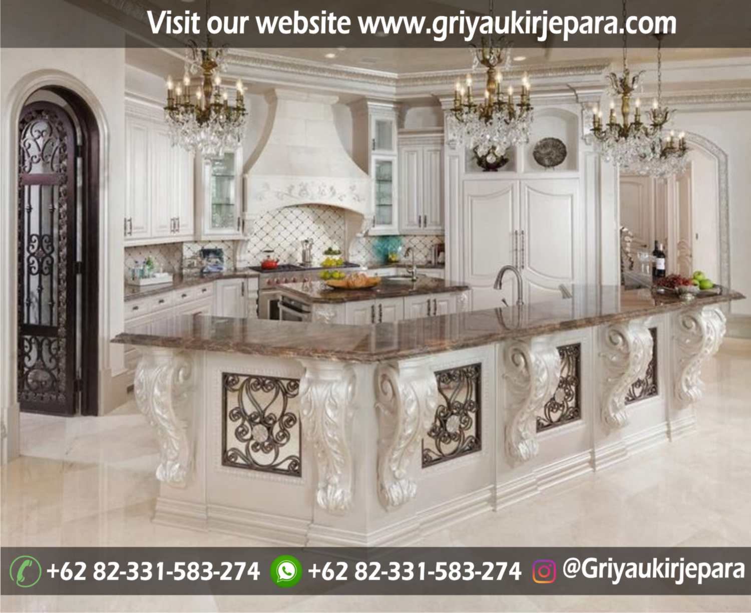 model kitchen set mewah dan minimalis Jepara Griya Ukir Jepara 11 - 10+ Model Kitchen Set Modern Design Mewah Terbaru