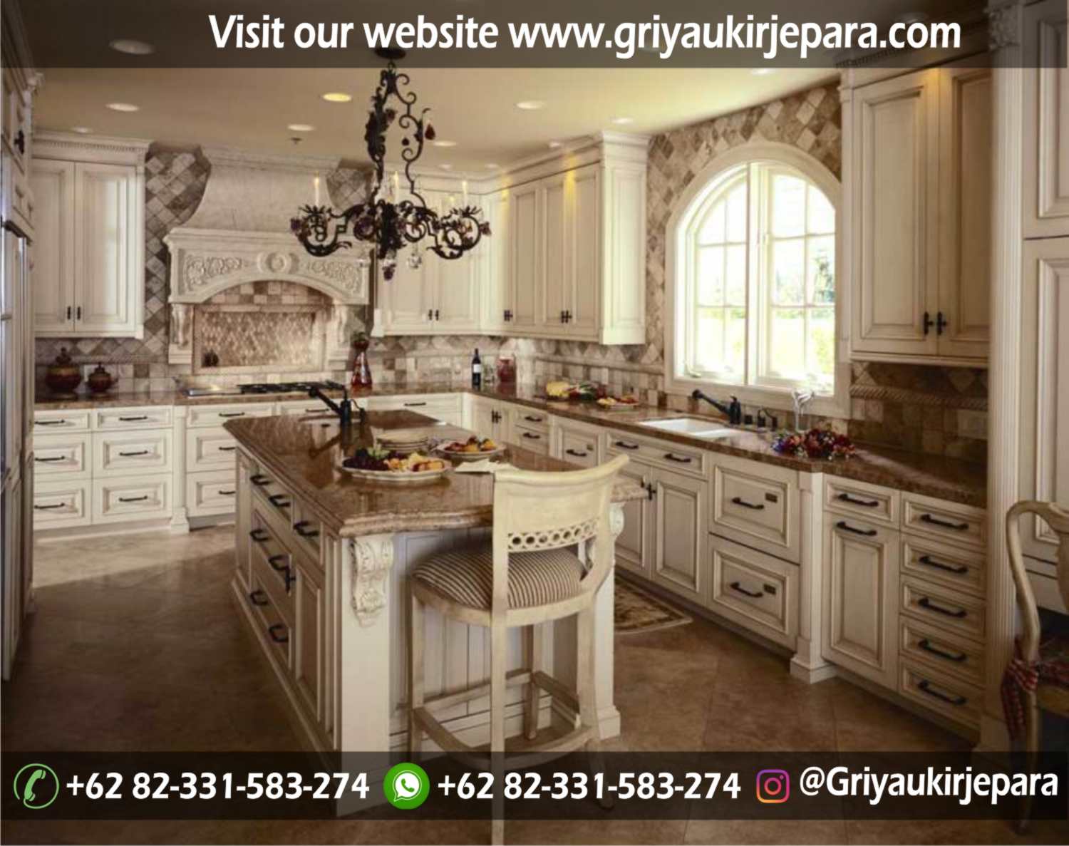 model kitchen set mewah dan minimalis Jepara Griya Ukir Jepara 17 - 10+ Model Kitchen Set Modern Design Mewah Terbaru